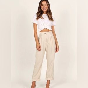 Petal and pup high waisted corduroy pants size 4